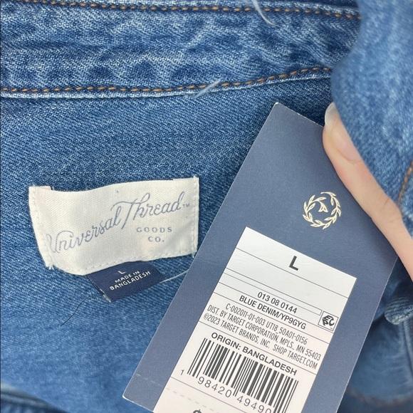 Universal Thread Blue Denim Dress - Picture 2 of 2